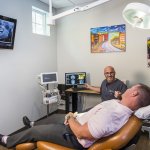 patient in chair