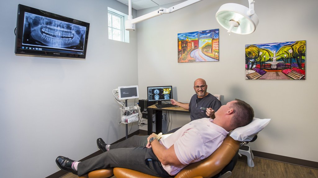 patient in chair